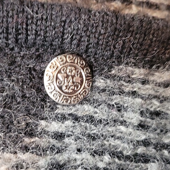 CRYSTAL-KOBE Wool Long Sleeve Button Down Sweater Size M - Picture 4 of 8